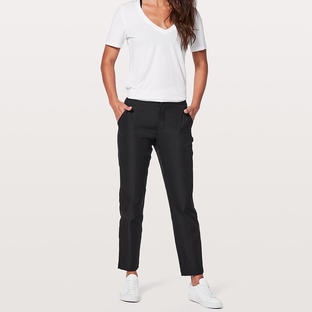 LULULEMON city trek trousers size 8